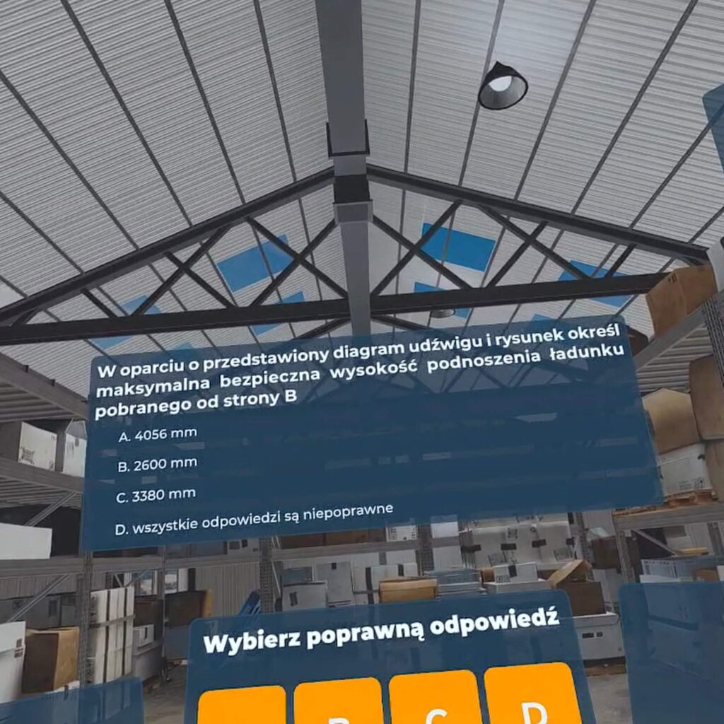 VR-Simulator Gabelstapler kognita