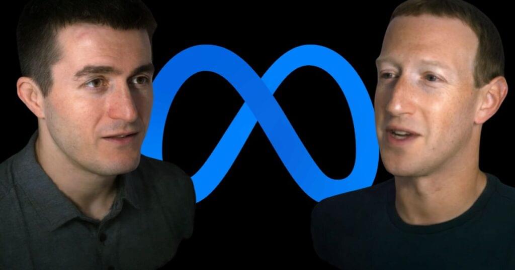 Lex Firdman and Mark Zuckerberg as Codec Avatars Messenger