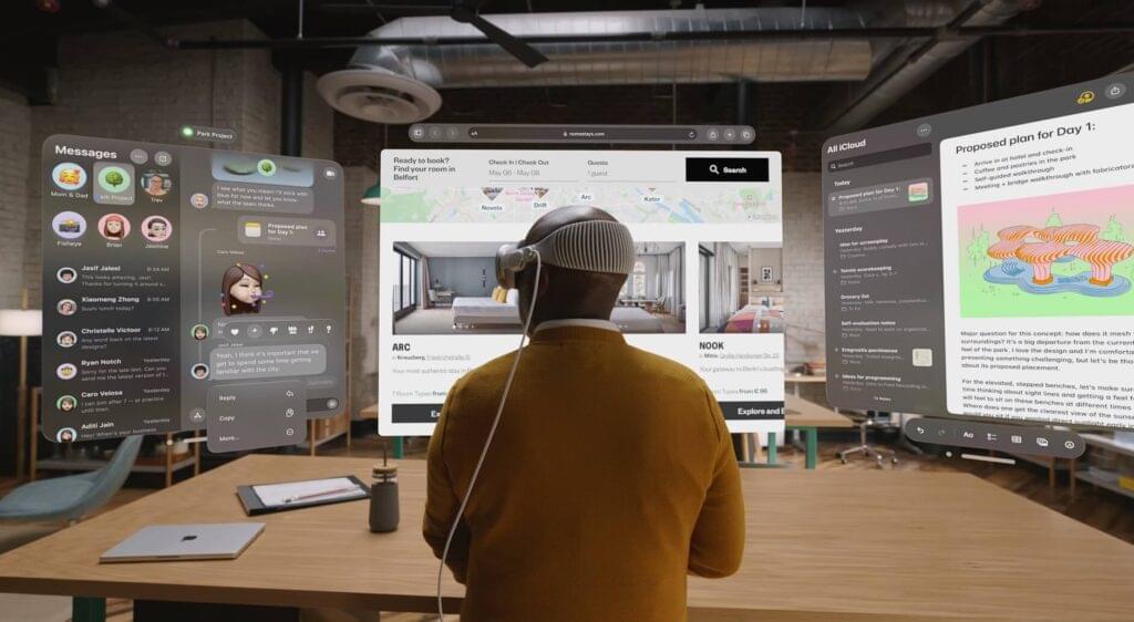 Apple Vision Pro Réalité mixte